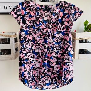 J. Crew | Silk Floral Blouse